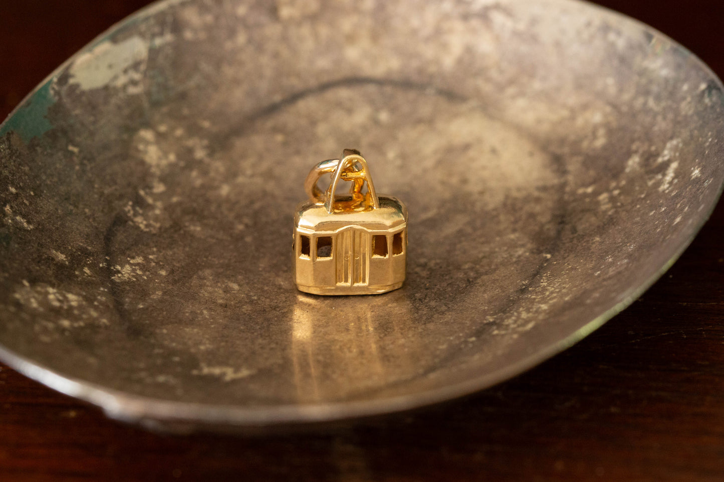 Gold Gondola Pendant — view 4