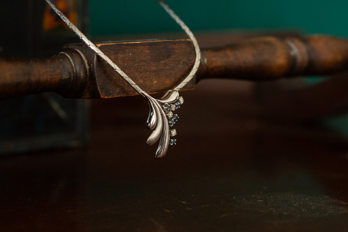 Sapphire and Diamond Necklace
