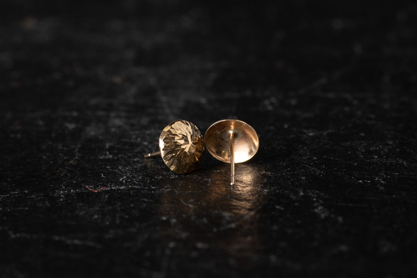 Dome Stud Earrings — view 2