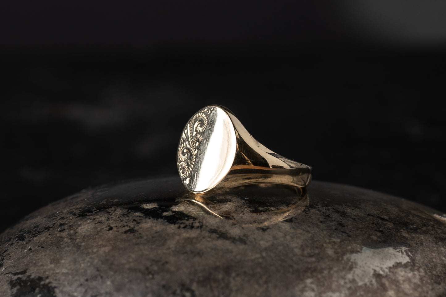 Oval Signet Ring — view 3