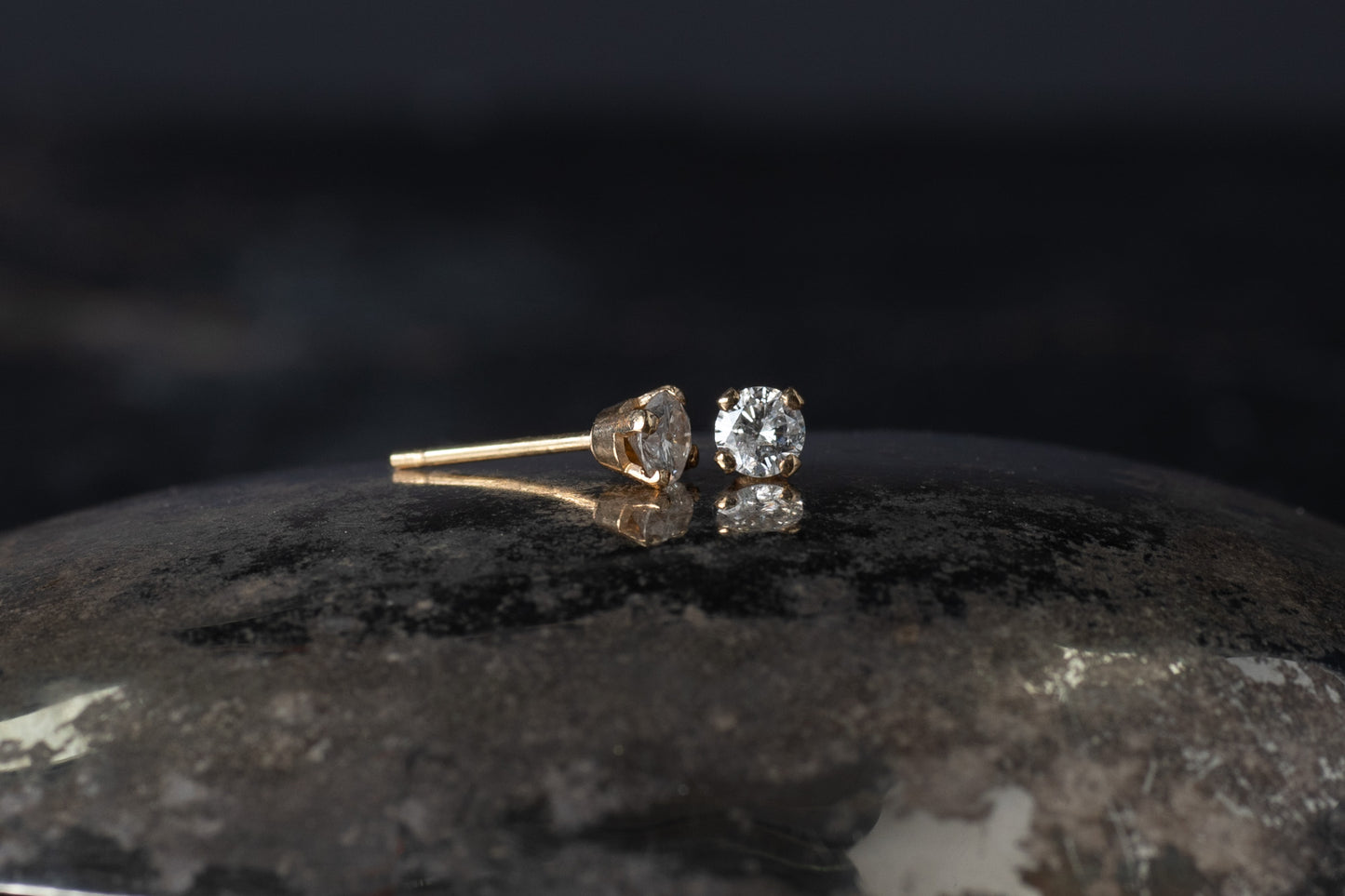 Diamond Stud Earrings — view 2