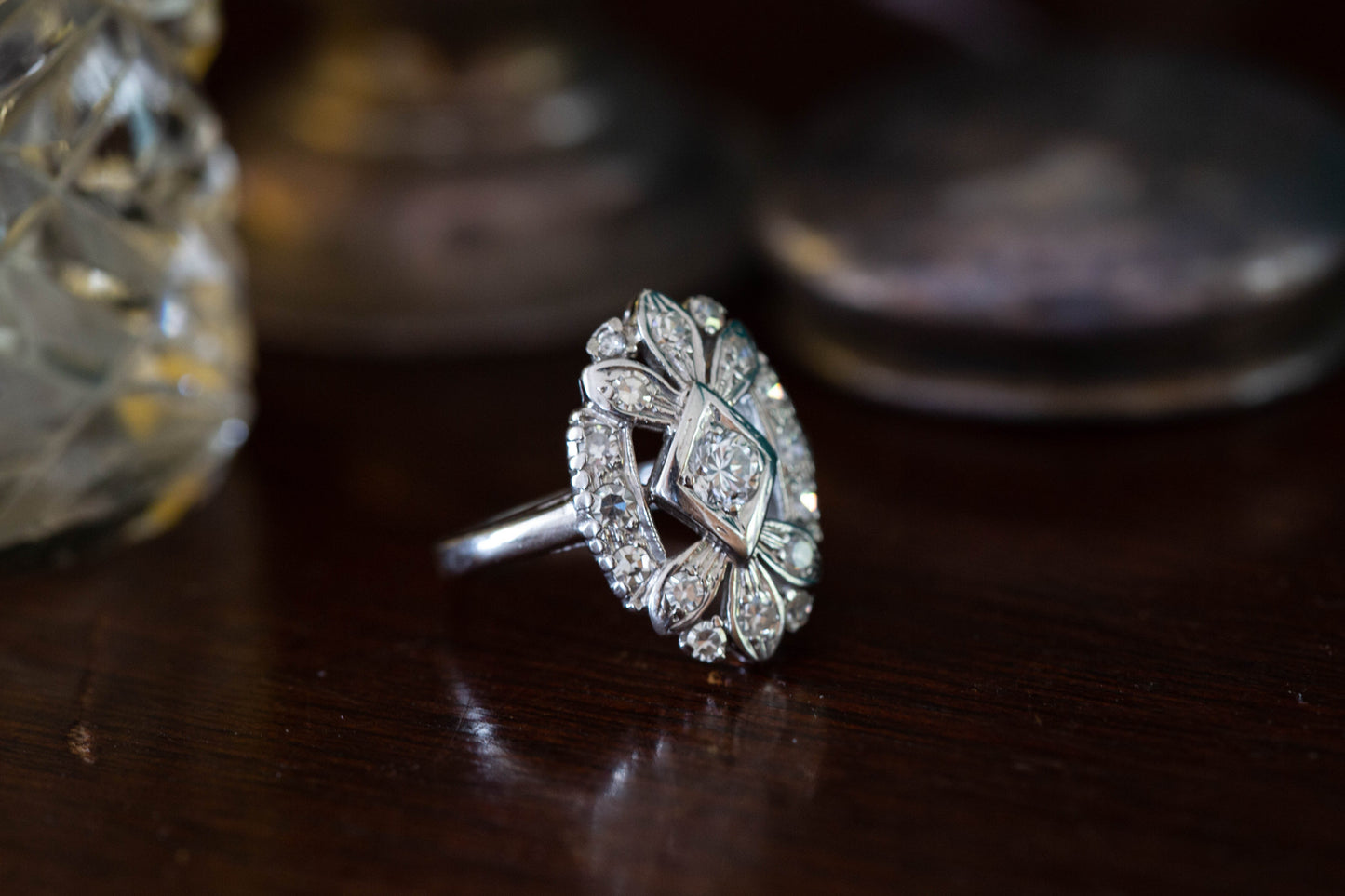 Diamond Cluster Ring — view 7