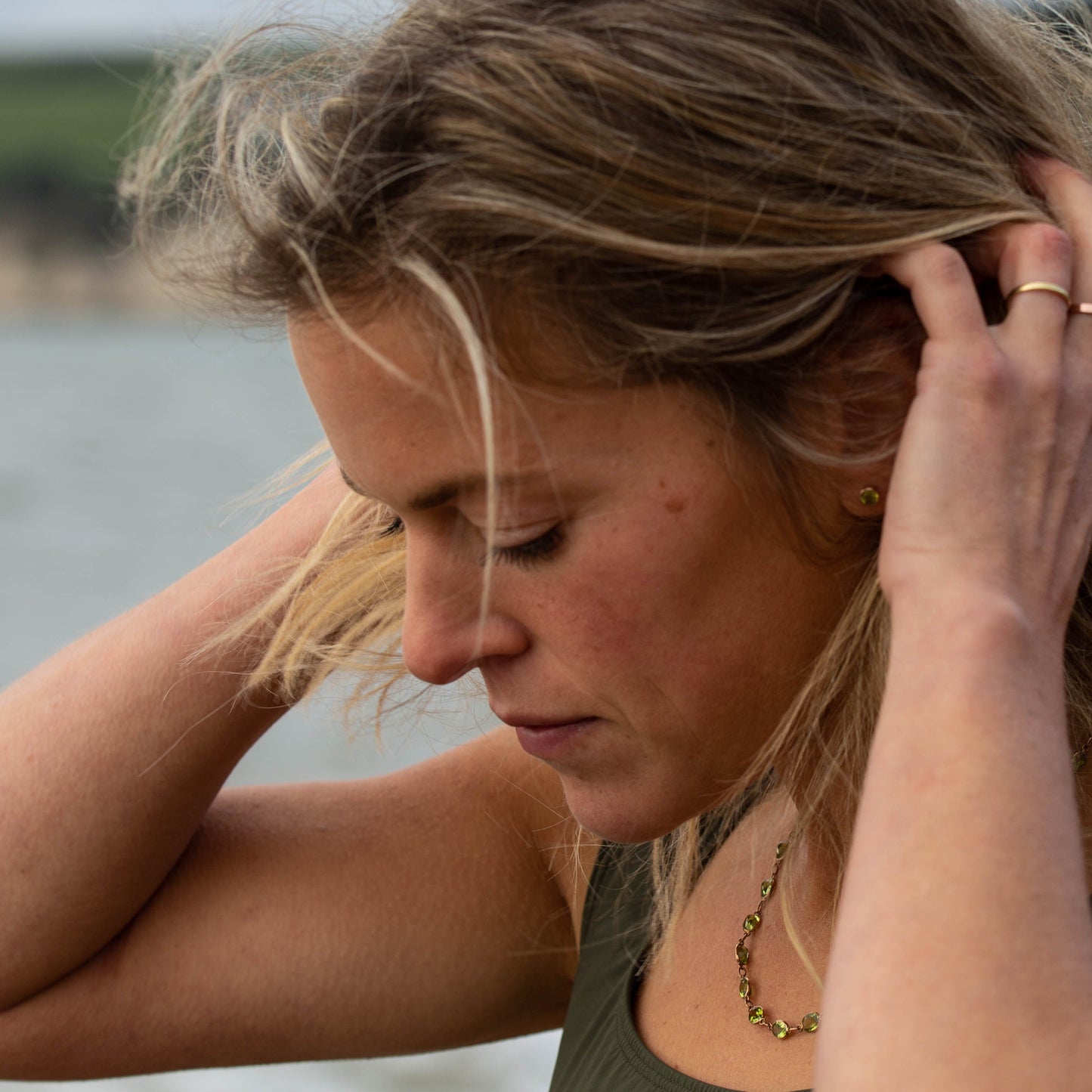 Peridot Necklace — view 5