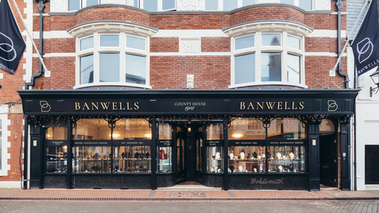 The Banwells shop front at County House on New Street, Sidmouth