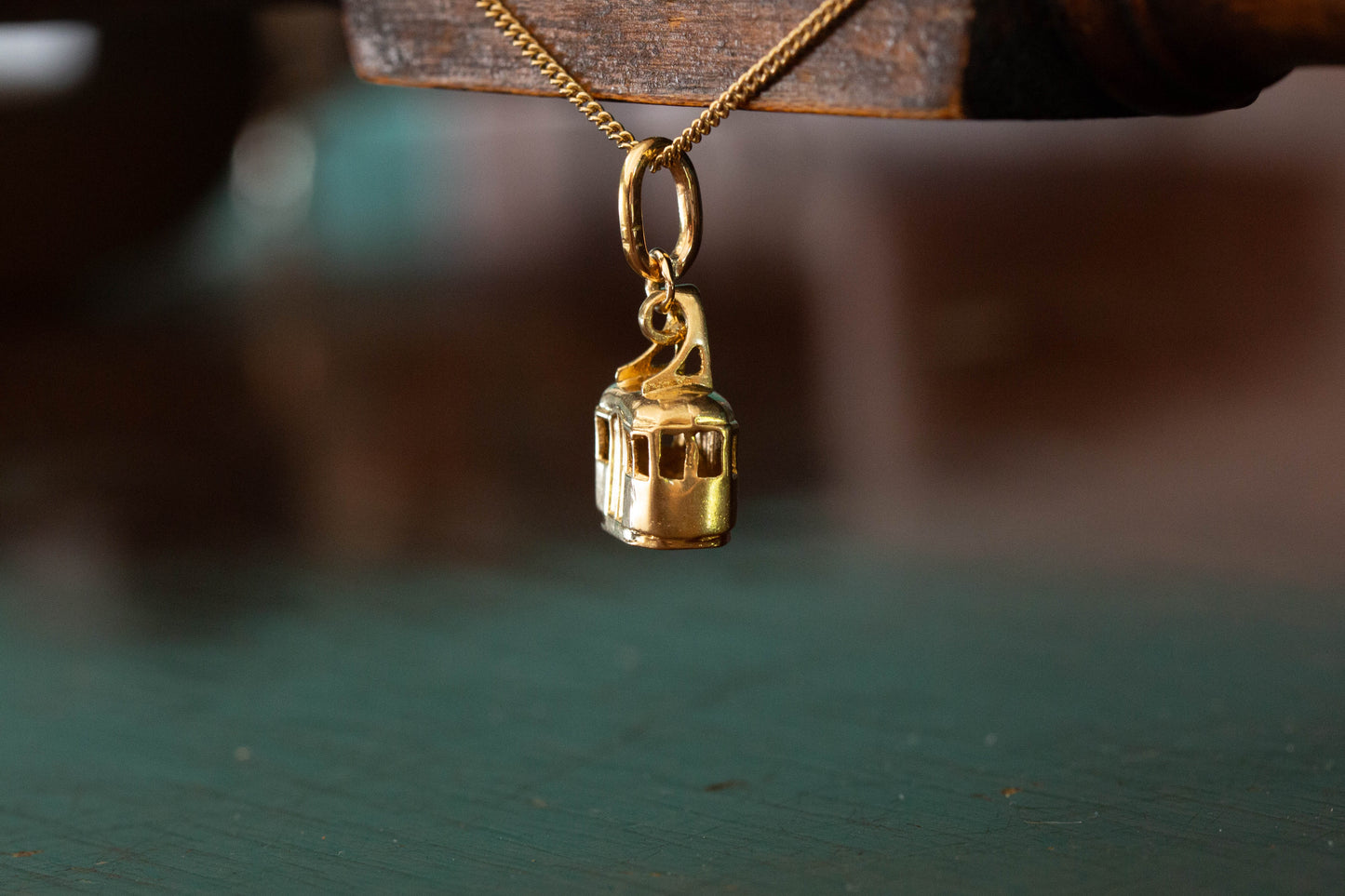 Gold Gondola Pendant — view 3