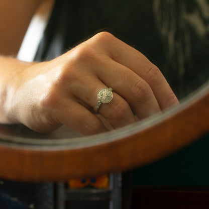 Hexagonal Diamond Cluster Ring