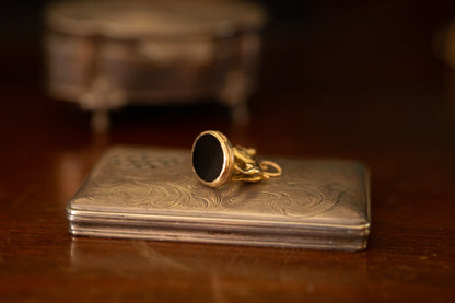 Dog Fob with Onyx Base