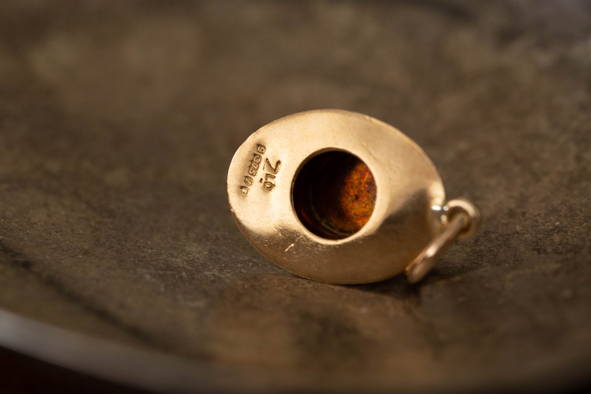 Gold Hat Pendant — view 3