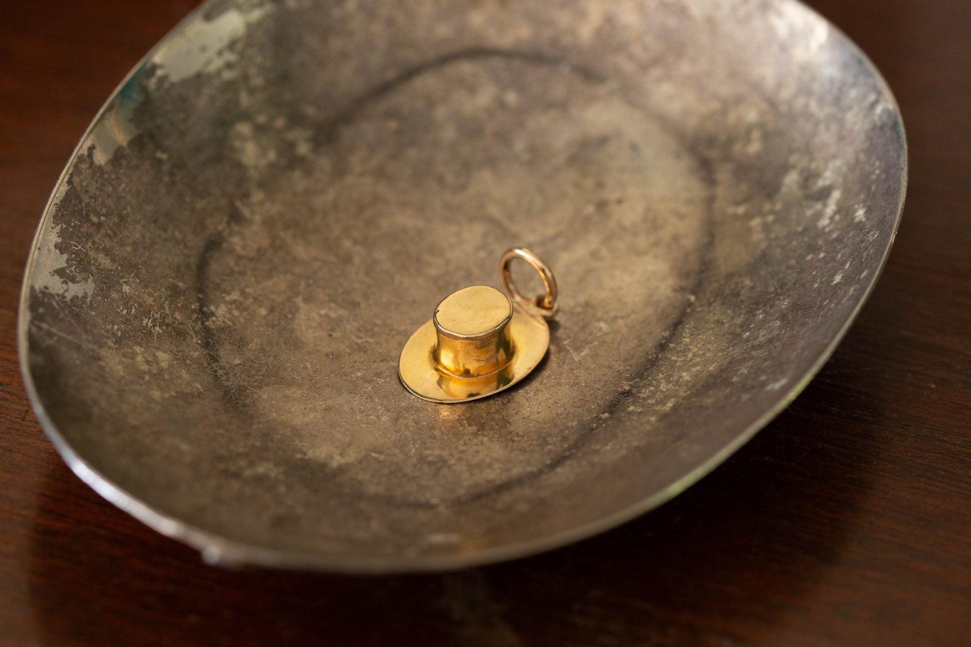 Gold Hat Pendant — view 4
