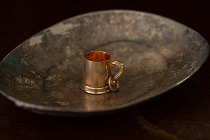 Gold Tankard Pendant — view 2