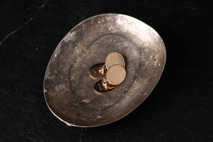 Oval Ribbed Cufflinks — view 3