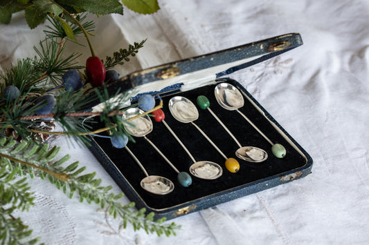 1934 Coffee Bean Six Spoon Set