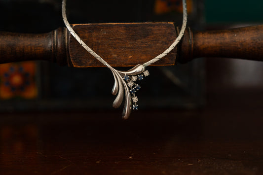 Sapphire and Diamond Necklace