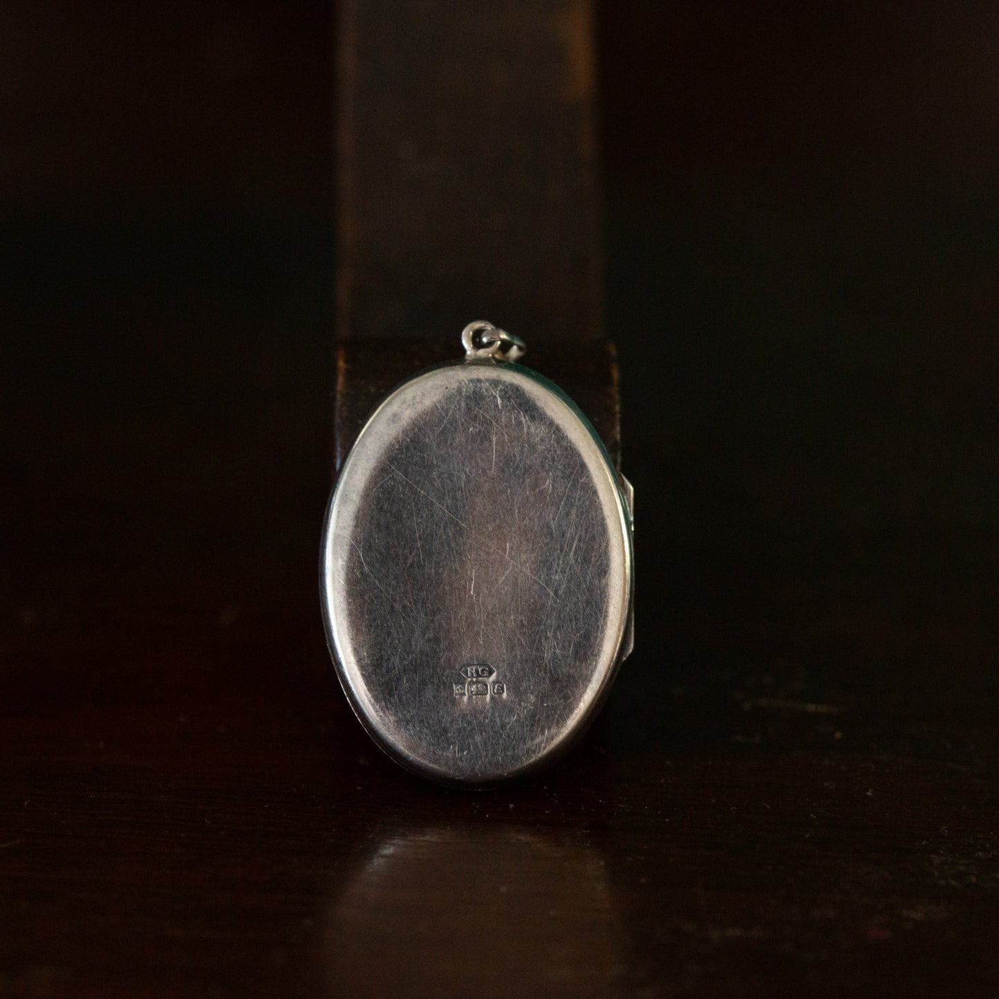 Large Oval Solid Silver Locket