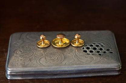 Gold Dress Studs