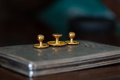 Gold Dress Studs