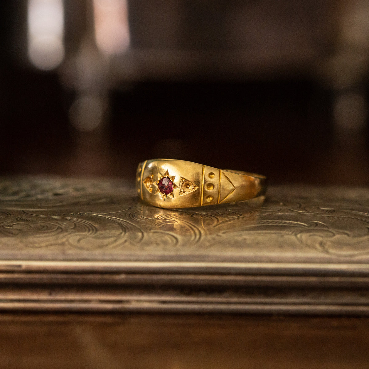 Antique Ruby and Diamond Ring