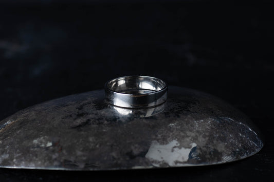 Broad Flat Wedding Band