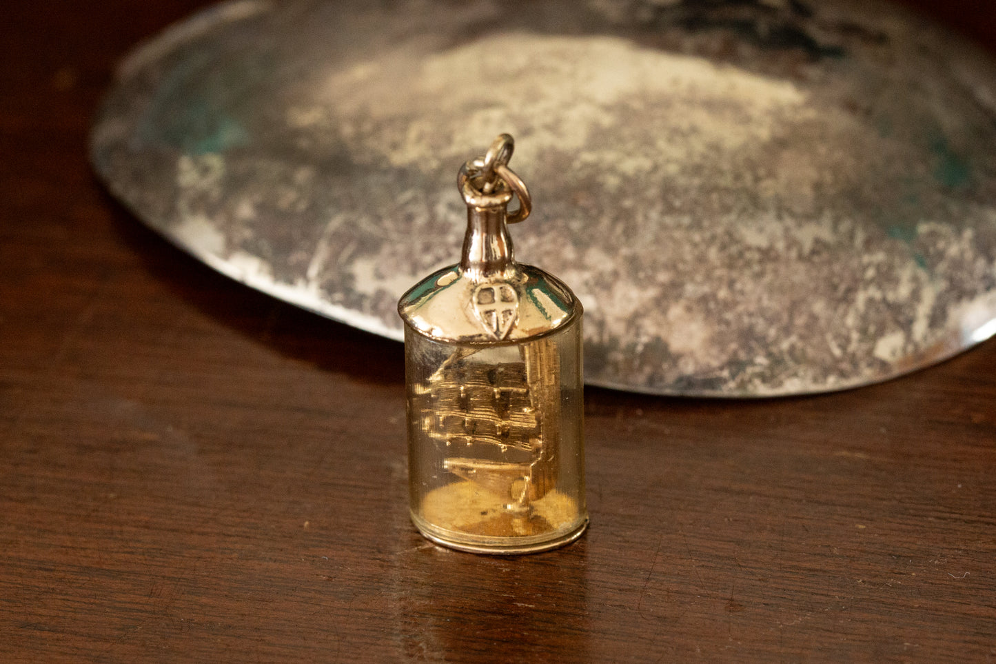 Ship in a Bottle Pendant — view 2