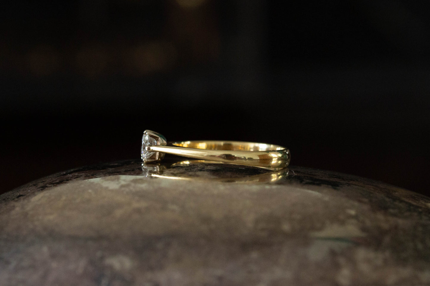 Diamond Solitaire Ring — view 3