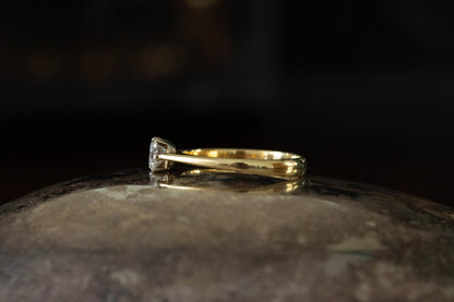 Diamond Solitaire Ring — view 3