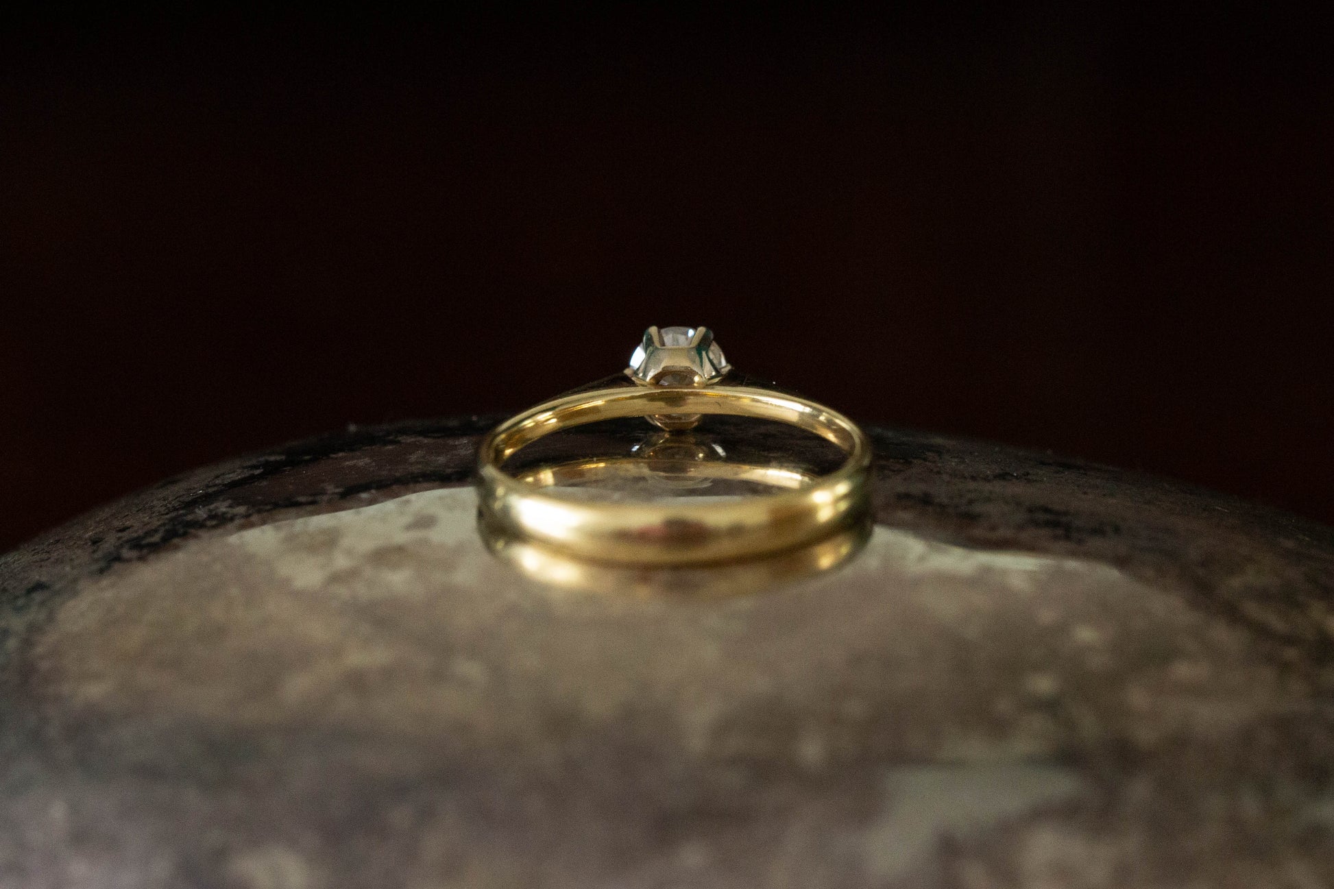 Diamond Solitaire Ring — view 5