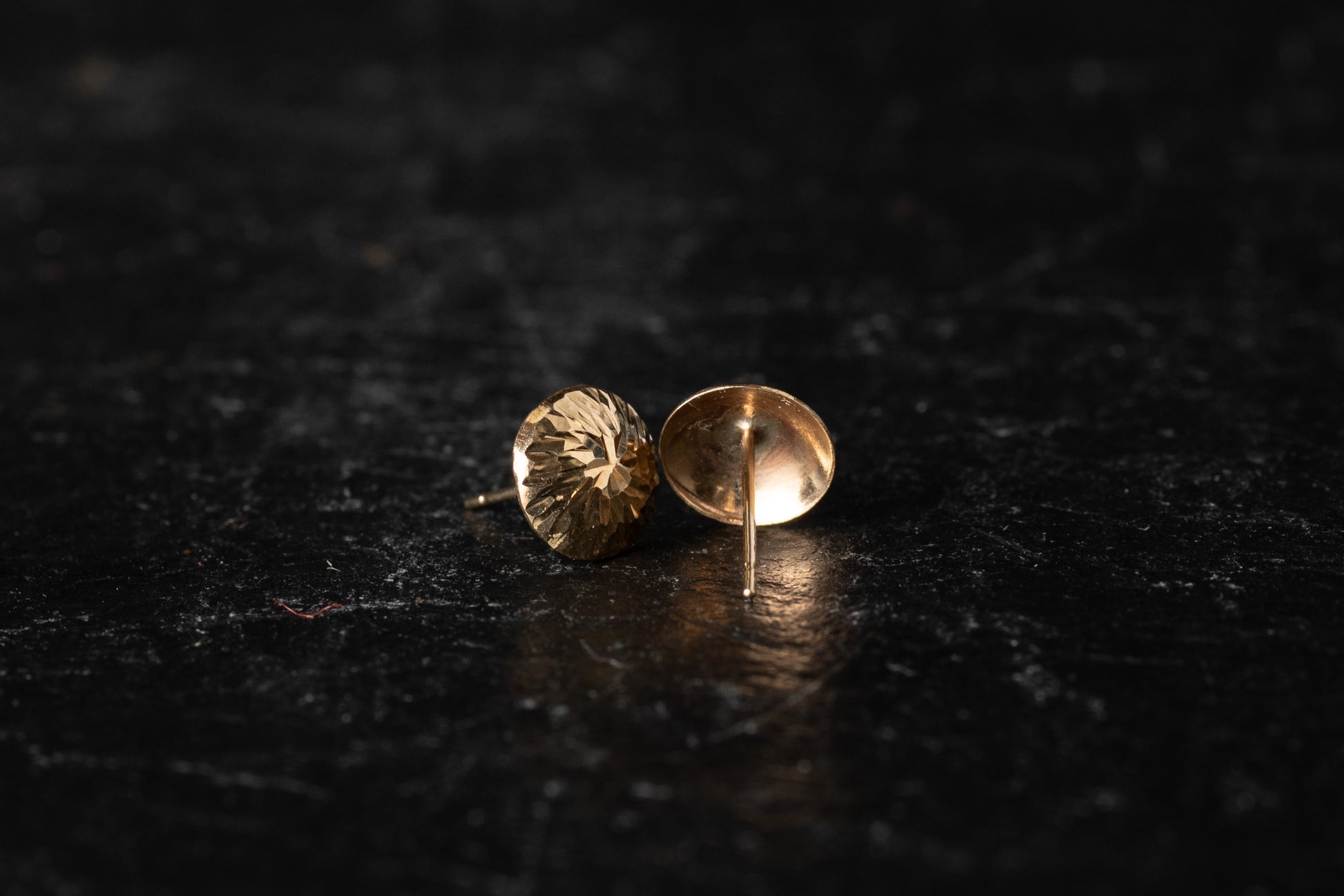 Dome Stud Earrings — view 2
