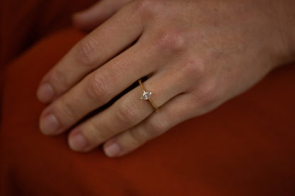 Marquise Diamond Solitaire Ring