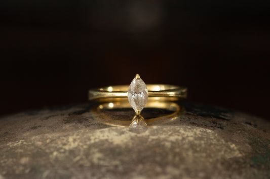 Marquise Diamond Solitaire Ring