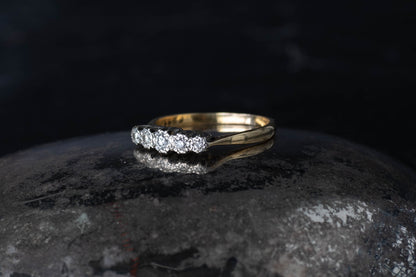 Diamond Five Stone Ring