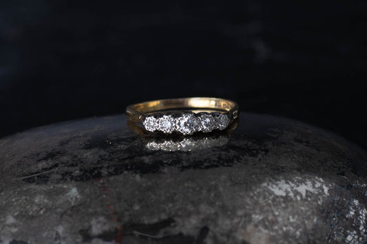 Diamond Five Stone Ring
