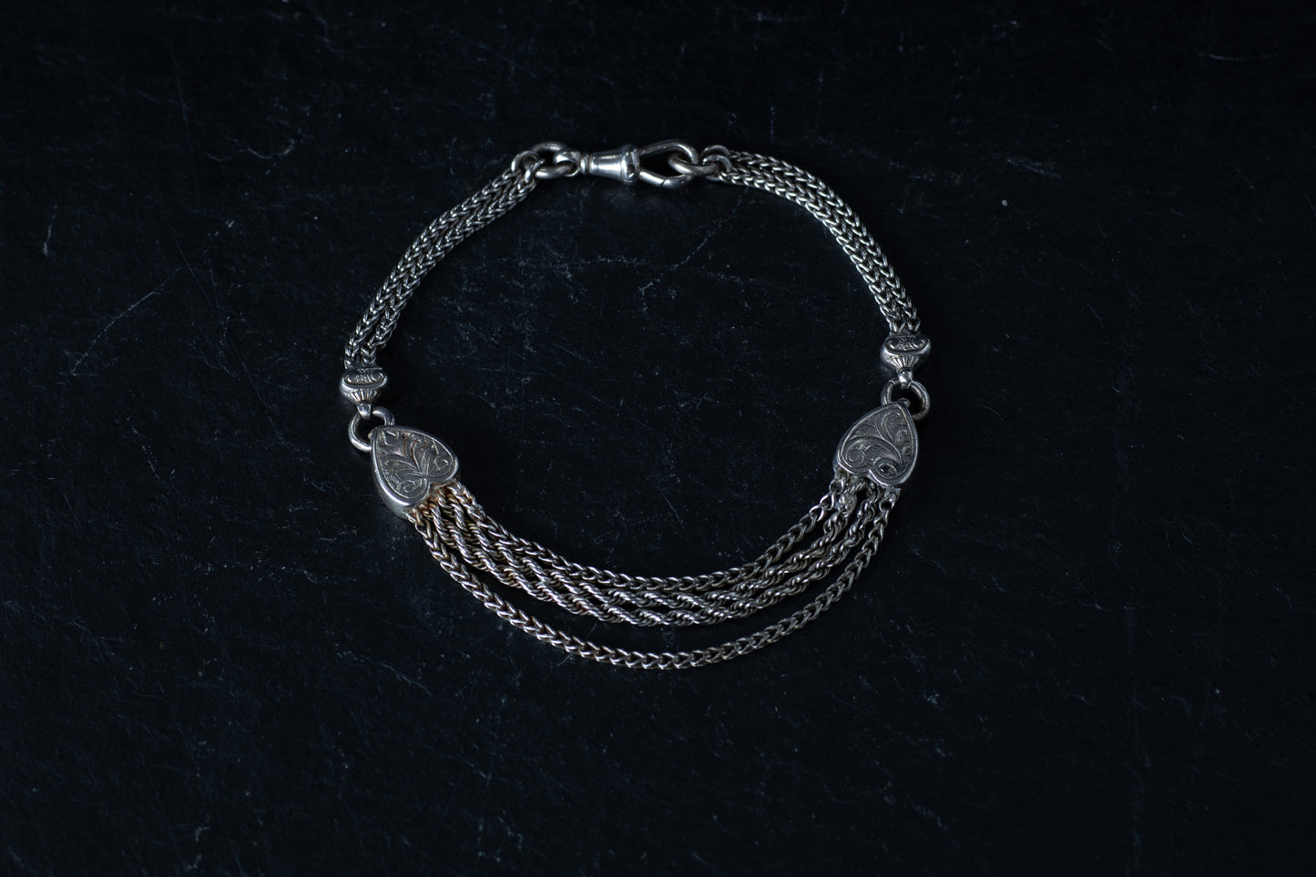 Antique Heart Bracelet — view 2
