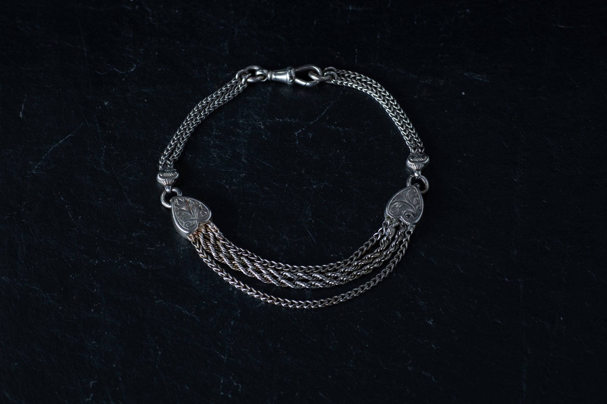 Antique Heart Bracelet — view 2