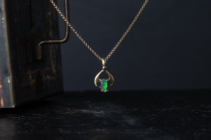Opal Doublet Pendant — view 2