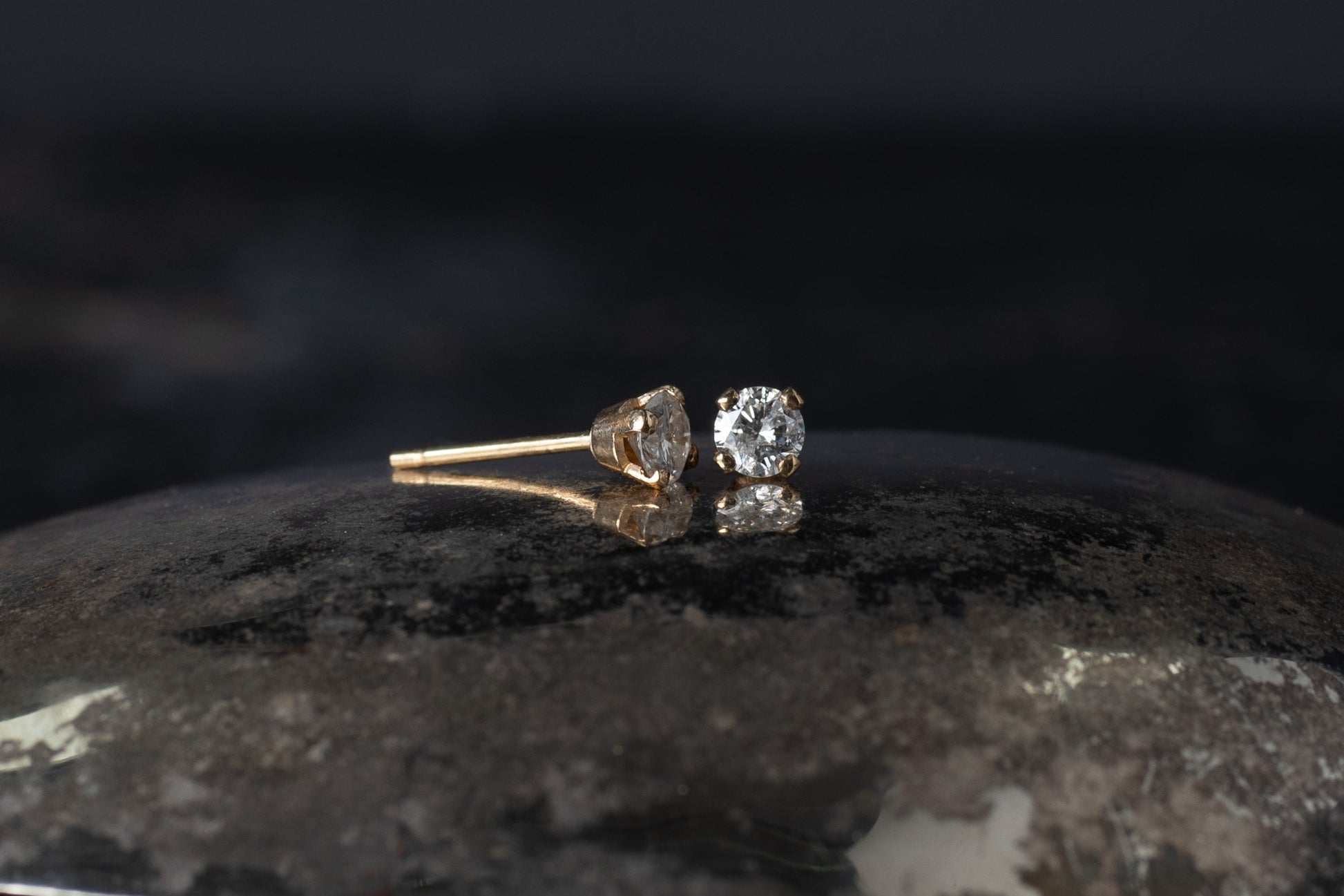 Diamond Stud Earrings — view 2