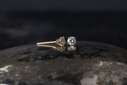 Diamond Stud Earrings — view 2