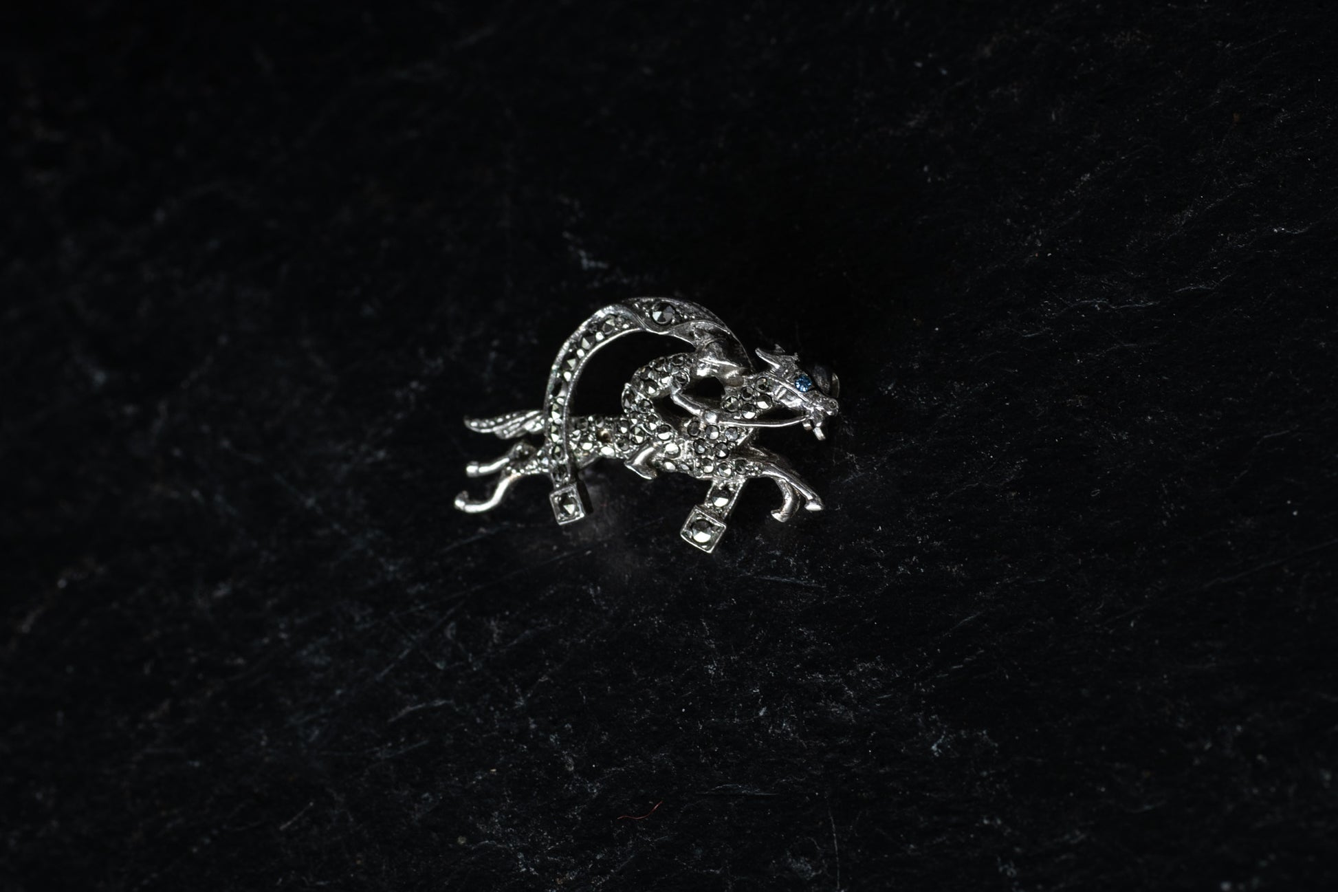 Horse and Jockey Brooch — view 2
