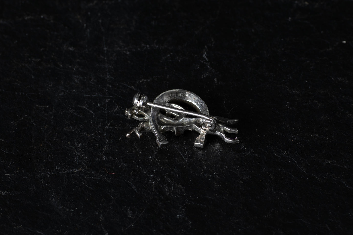 Horse and Jockey Brooch — view 3