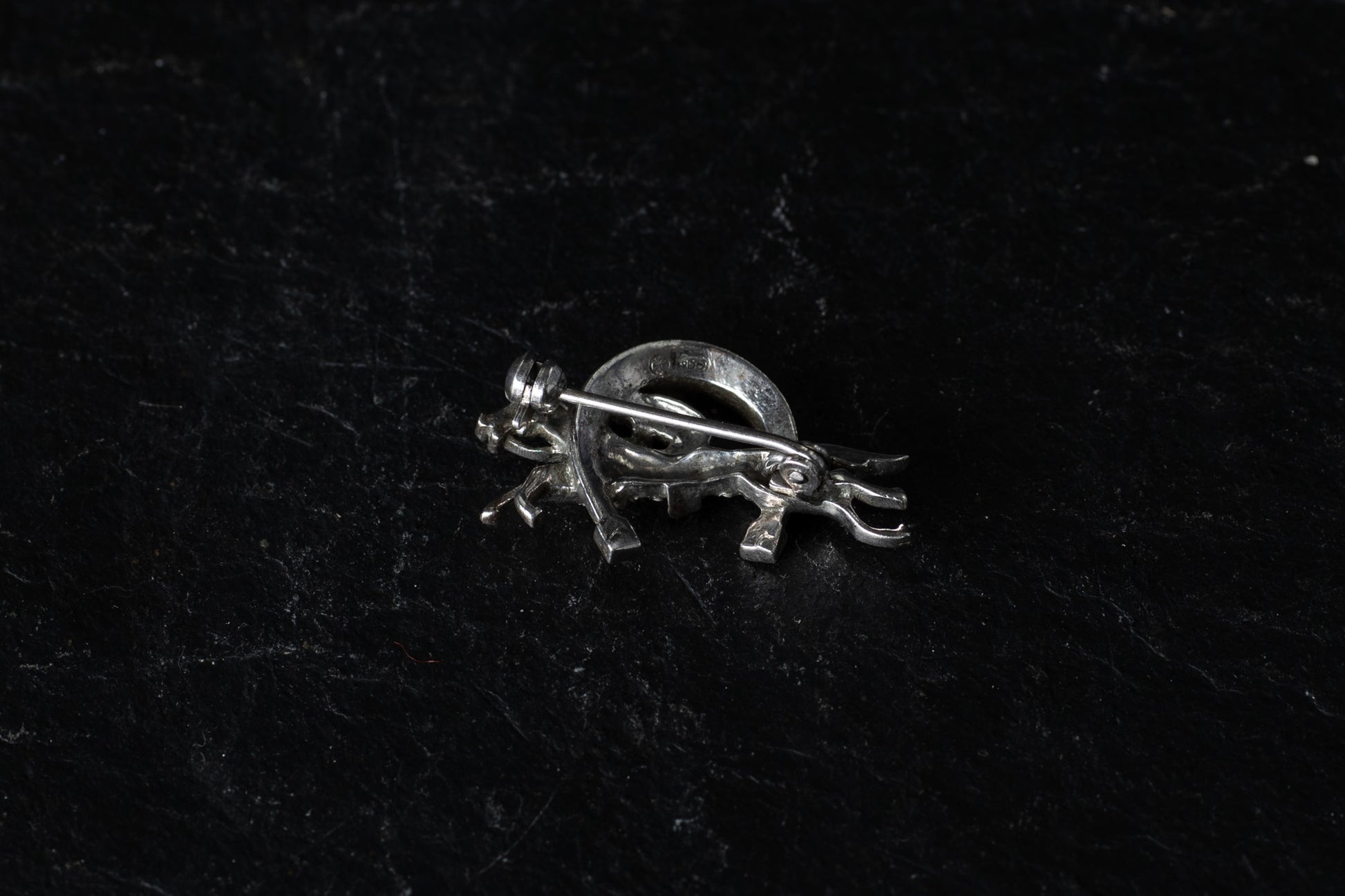 Horse and Jockey Brooch — view 3