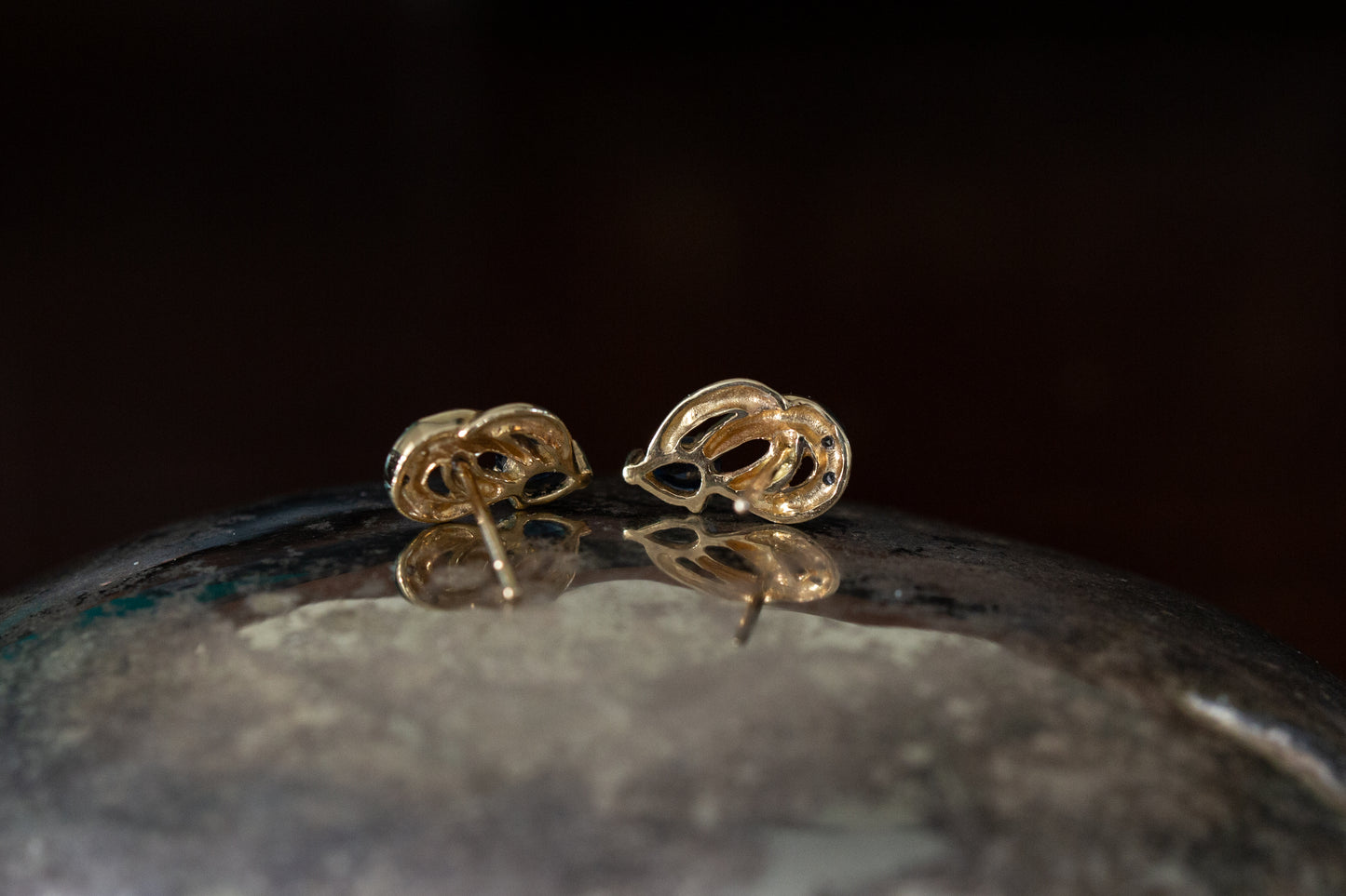 Sapphire and Diamond Earrings