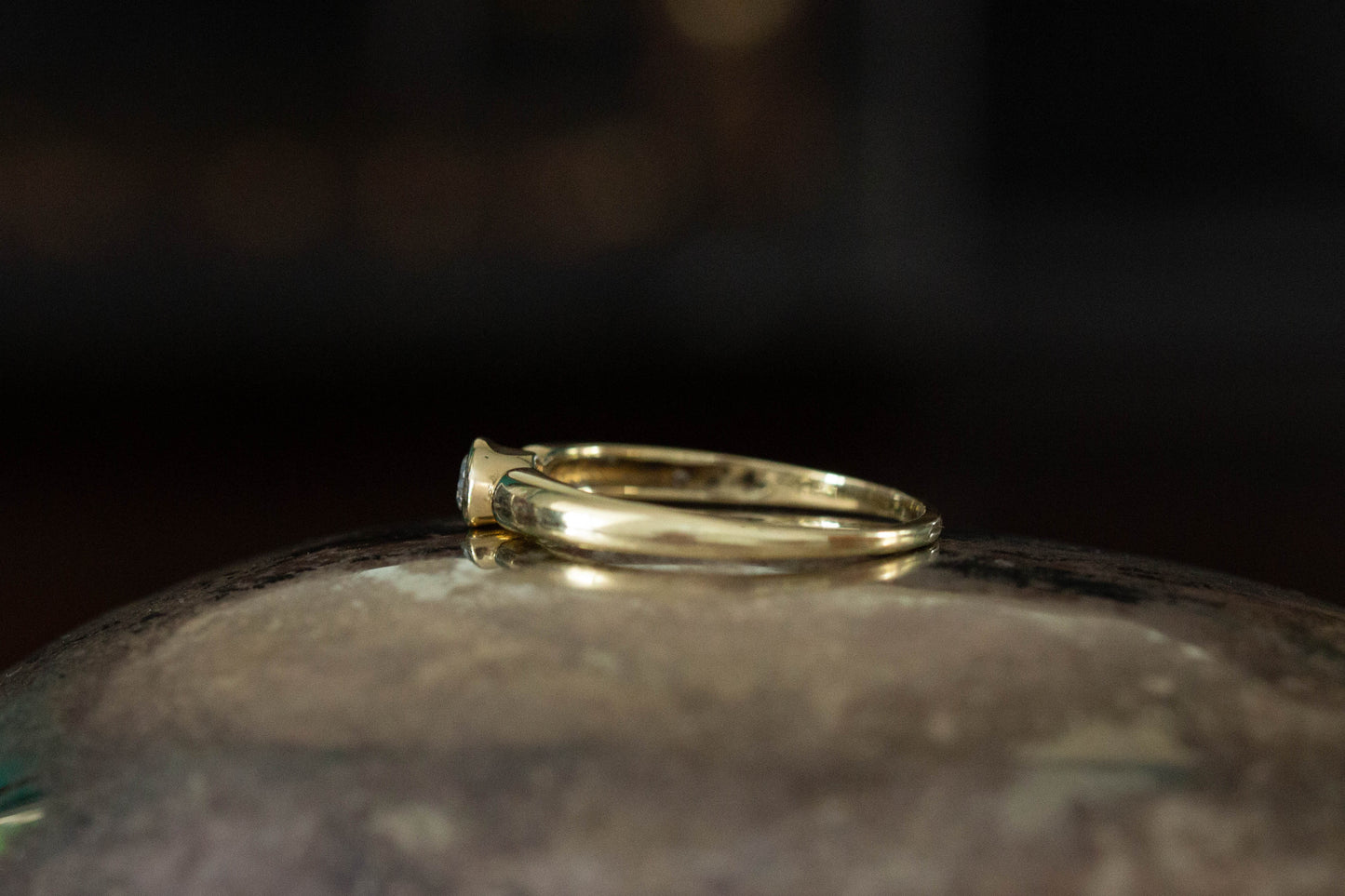 Diamond Solitaire Ring — view 4