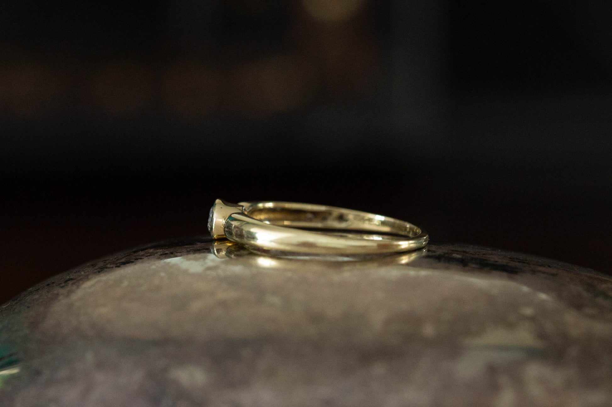 Diamond Solitaire Ring — view 4