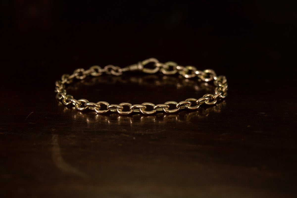 Gold Belcher Link Bracelet