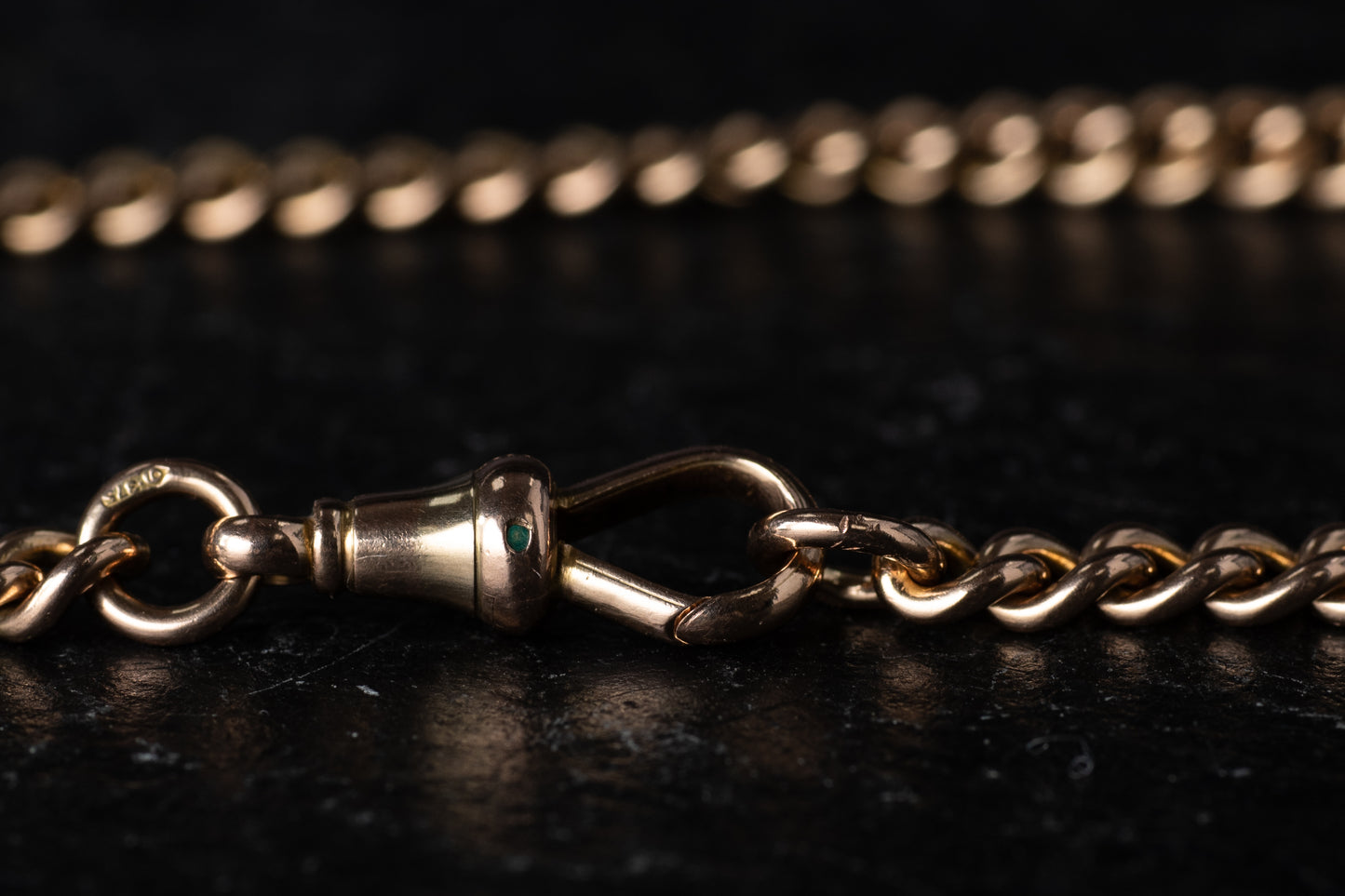 Curb Link Albert Chain — view 3