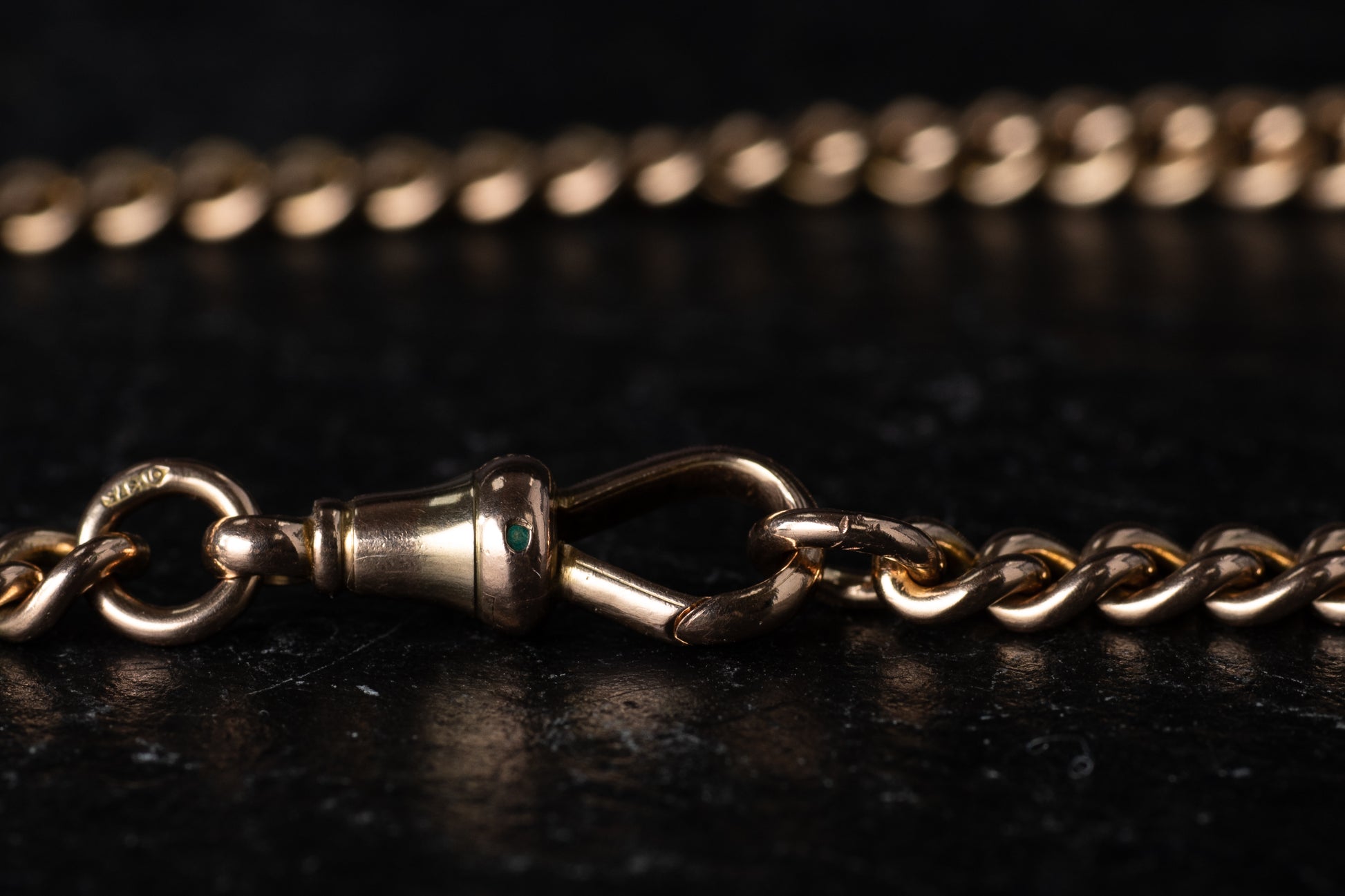 Curb Link Albert Chain — view 3