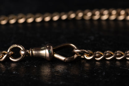 Curb Link Albert Chain — view 3
