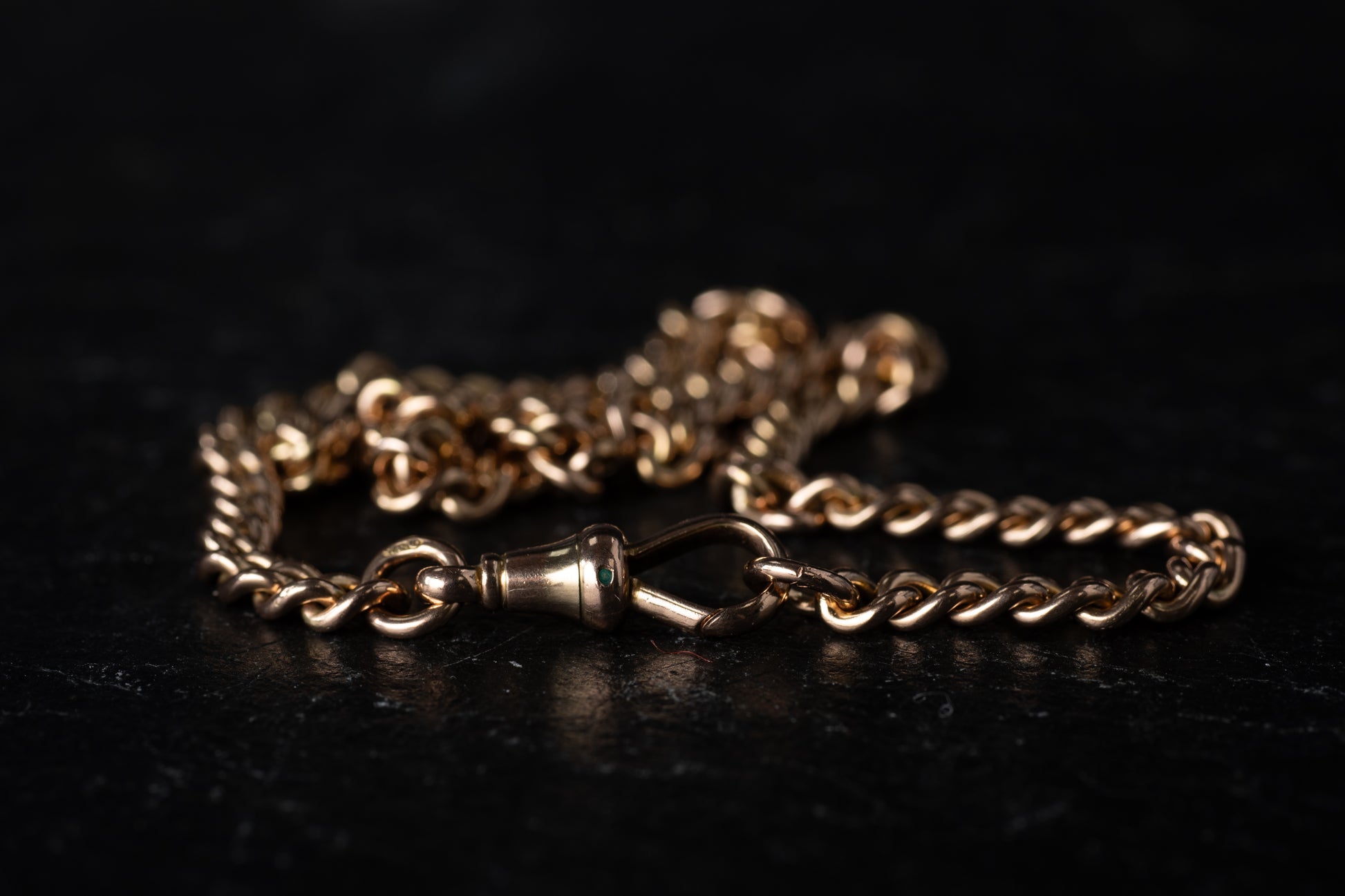 Curb Link Albert Chain — view 2