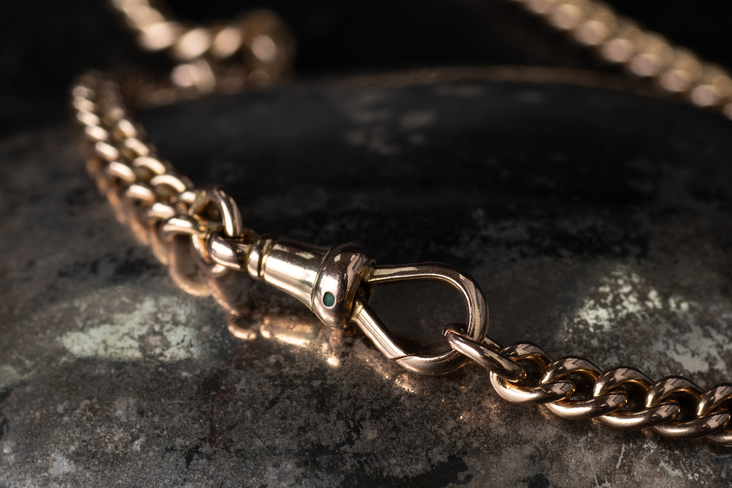 Curb Link Albert Chain — view 4