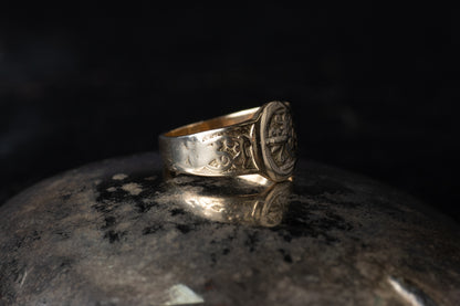 Gold Buckle Ring — view 3