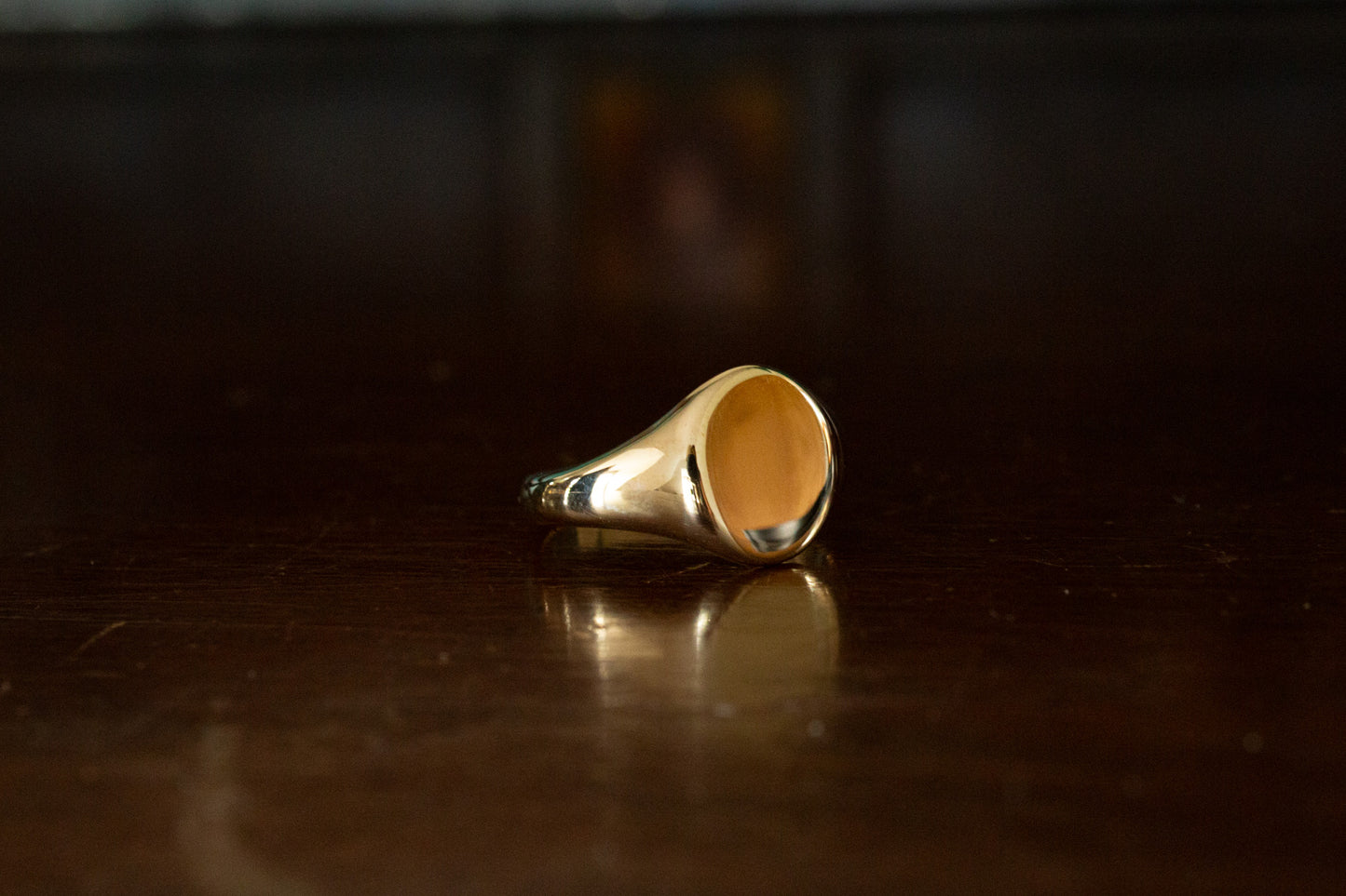 9ct Gold Oval Signet Ring